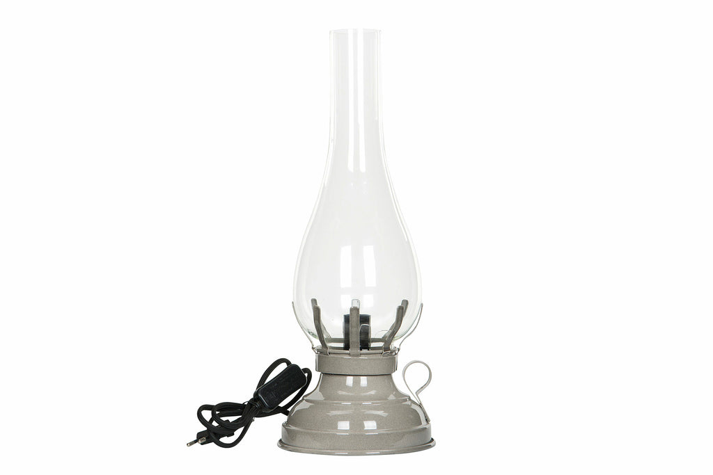 Lampe i vintage stil med glass