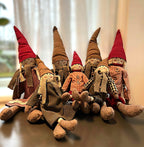 Tekstilnisse 40 cm – rød