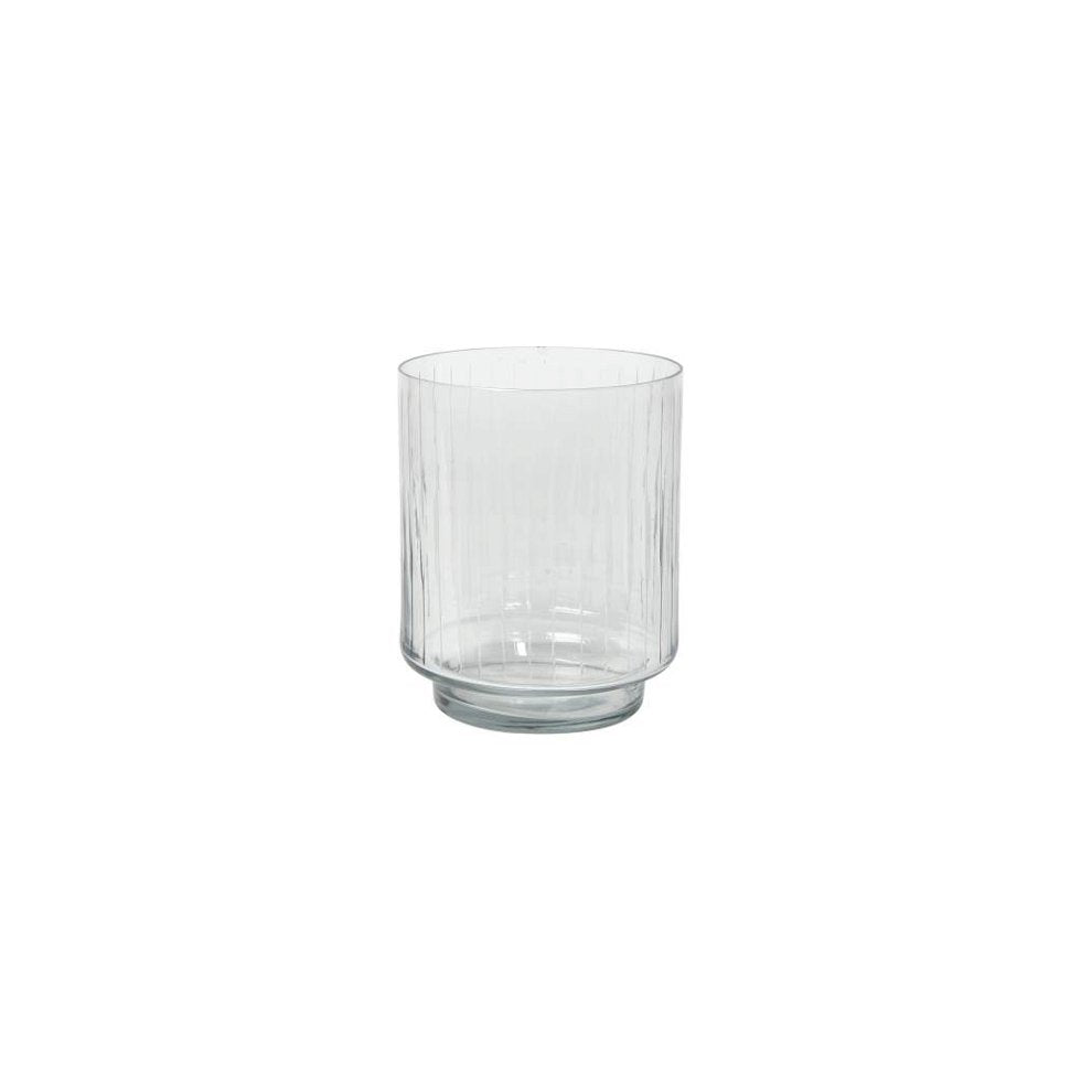 Glassvase “Marit” med riller – 17 og 23 cm