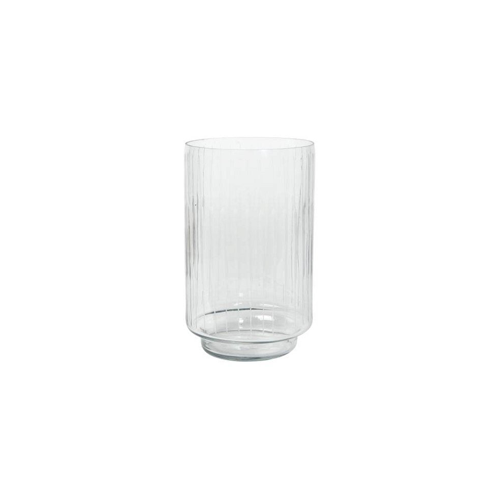 Glassvase “Marit” med riller – 17 og 23 cm