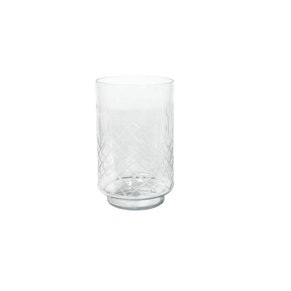 Glassvase “Bjørg” – harlequinmønster 25 cm