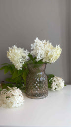 Glassvase “Grethe” – mønster i glass, 14 cm