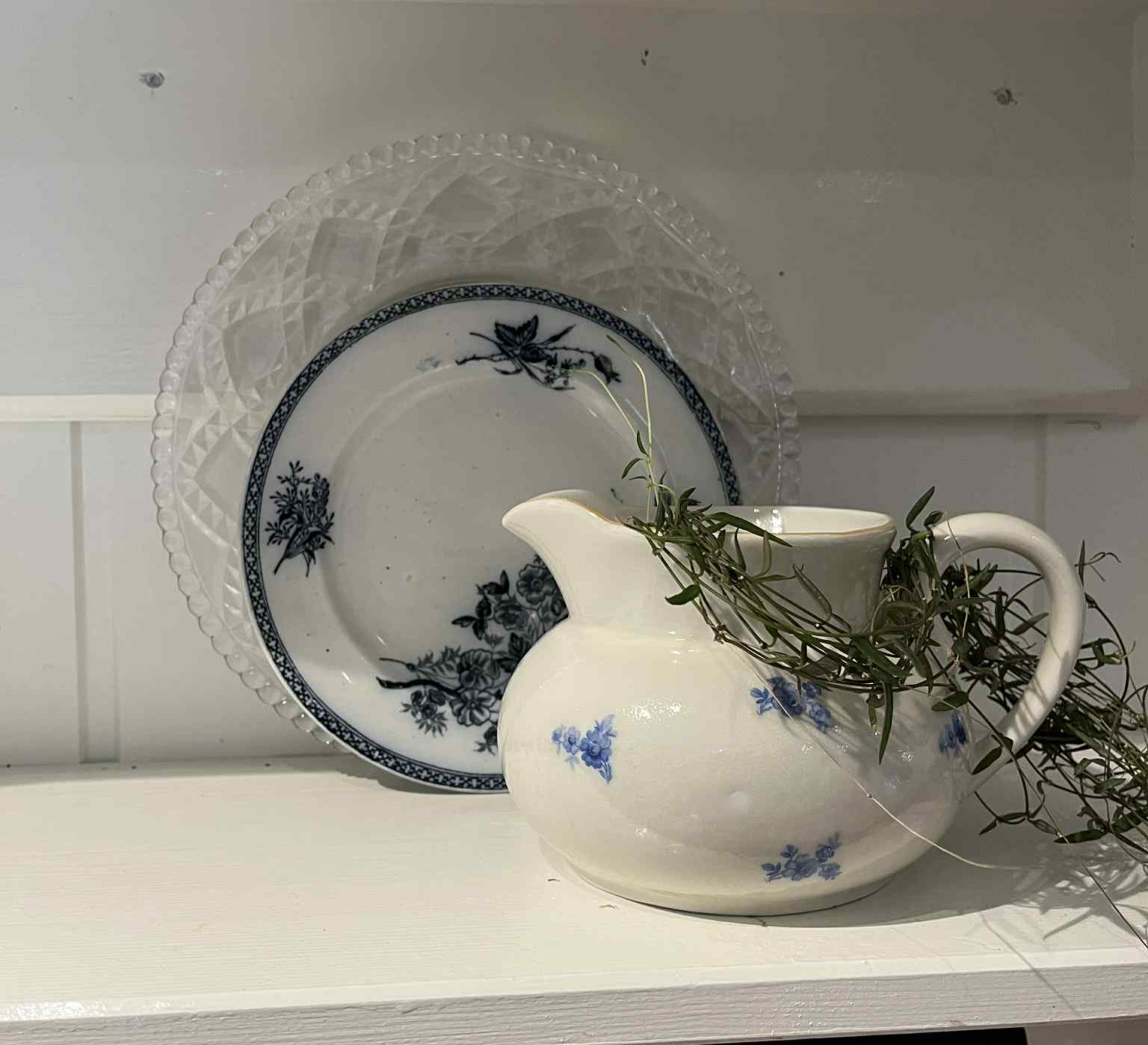 6 små asjetter fra Gustavsberg med fuglemotiv