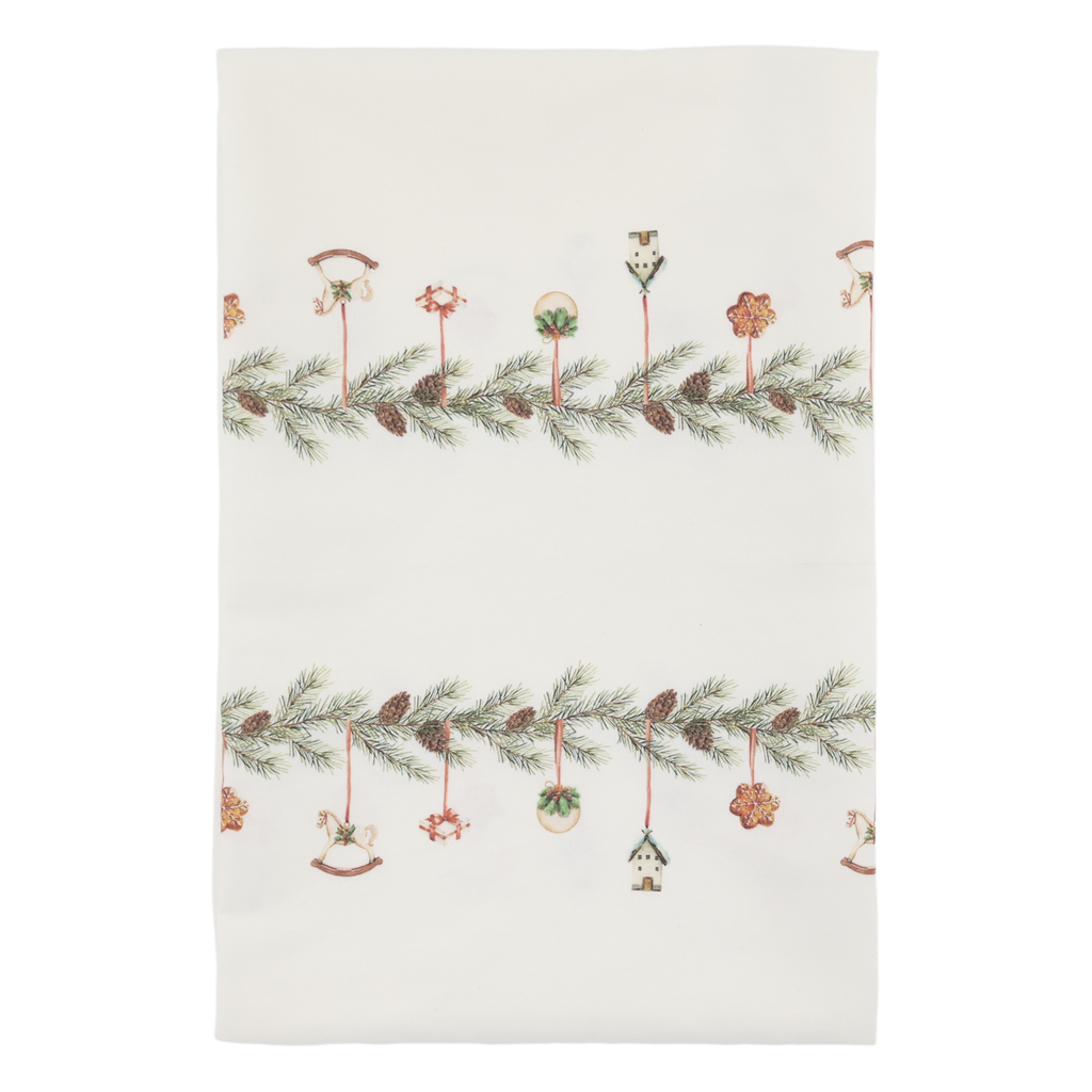 Juleduk med Ranke – Bomull, 140 cm Bredde (240/360 cm Lengde)