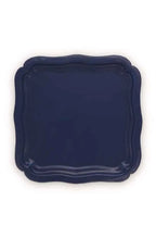 Serveringsbrett i emalje – mørkeblått 40x40 cm