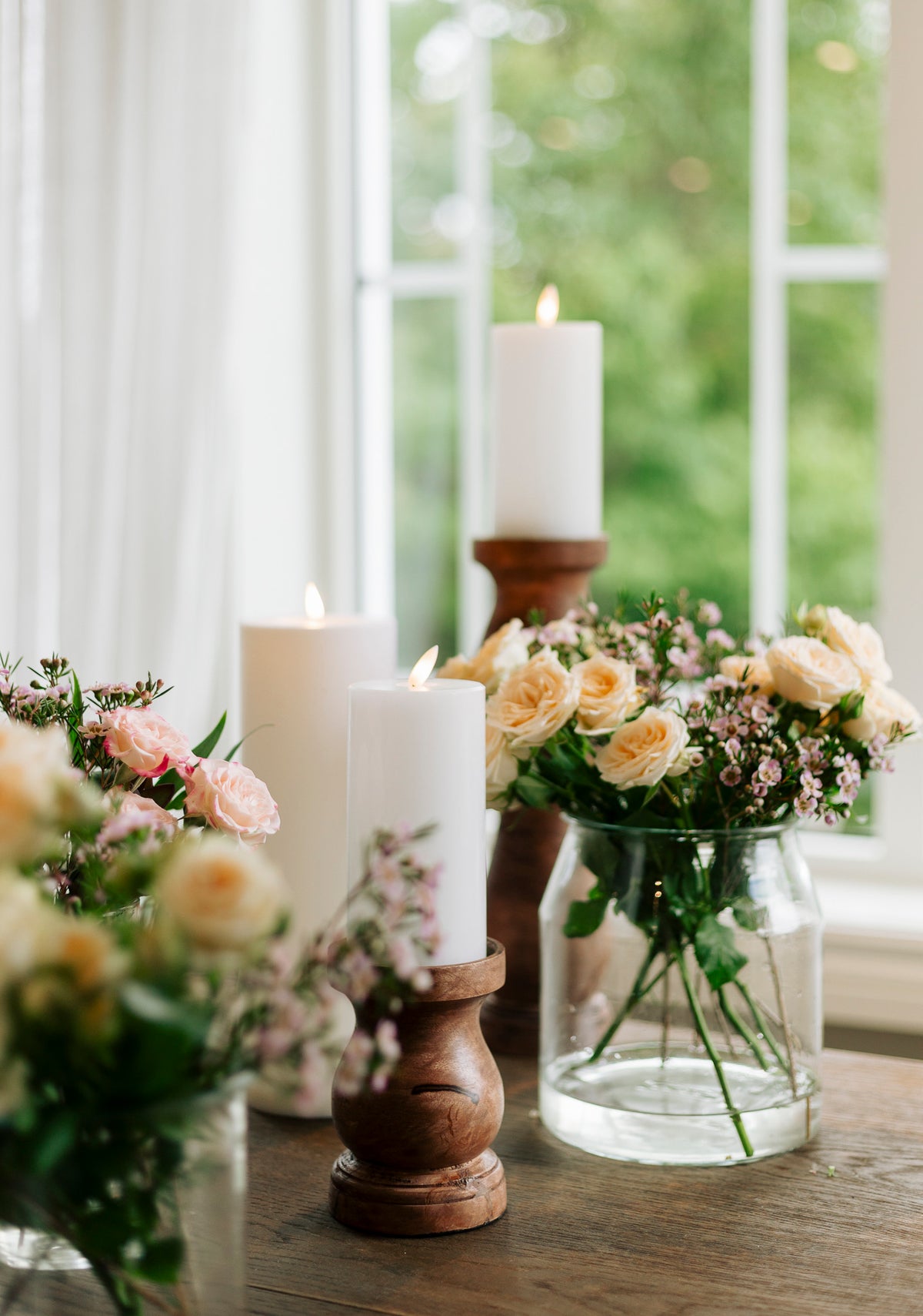 Utleie - Klare glassvaser – mix & match