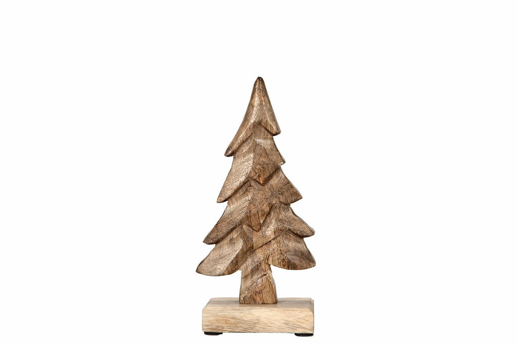 Juletre – lite dekorasjonstre i tre, 18 cm